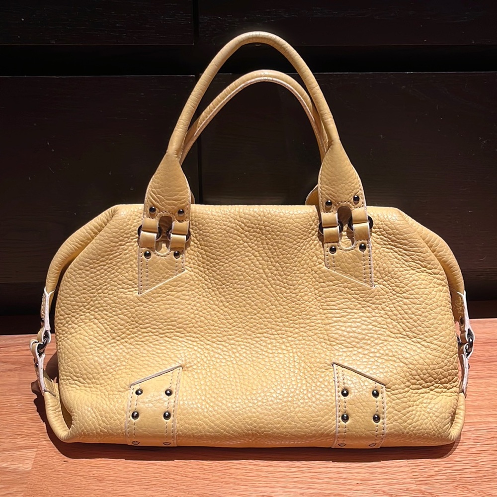 Yellow satchel